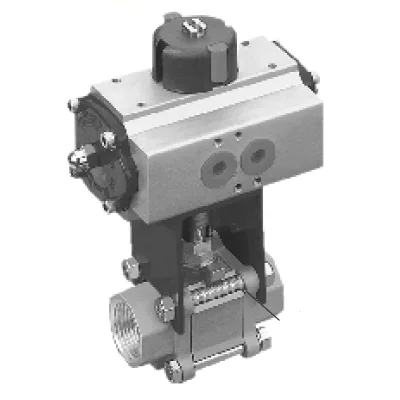 valvula de esfera com atuador